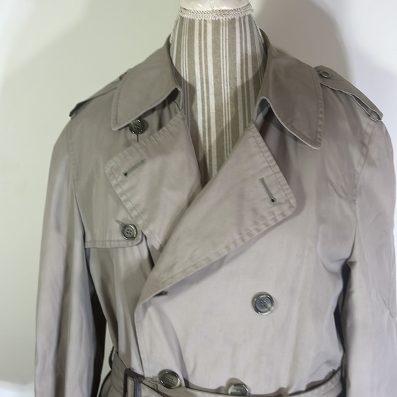 Vintage London fog main coat trenchcoat with wool lining - Picture 2 of 12